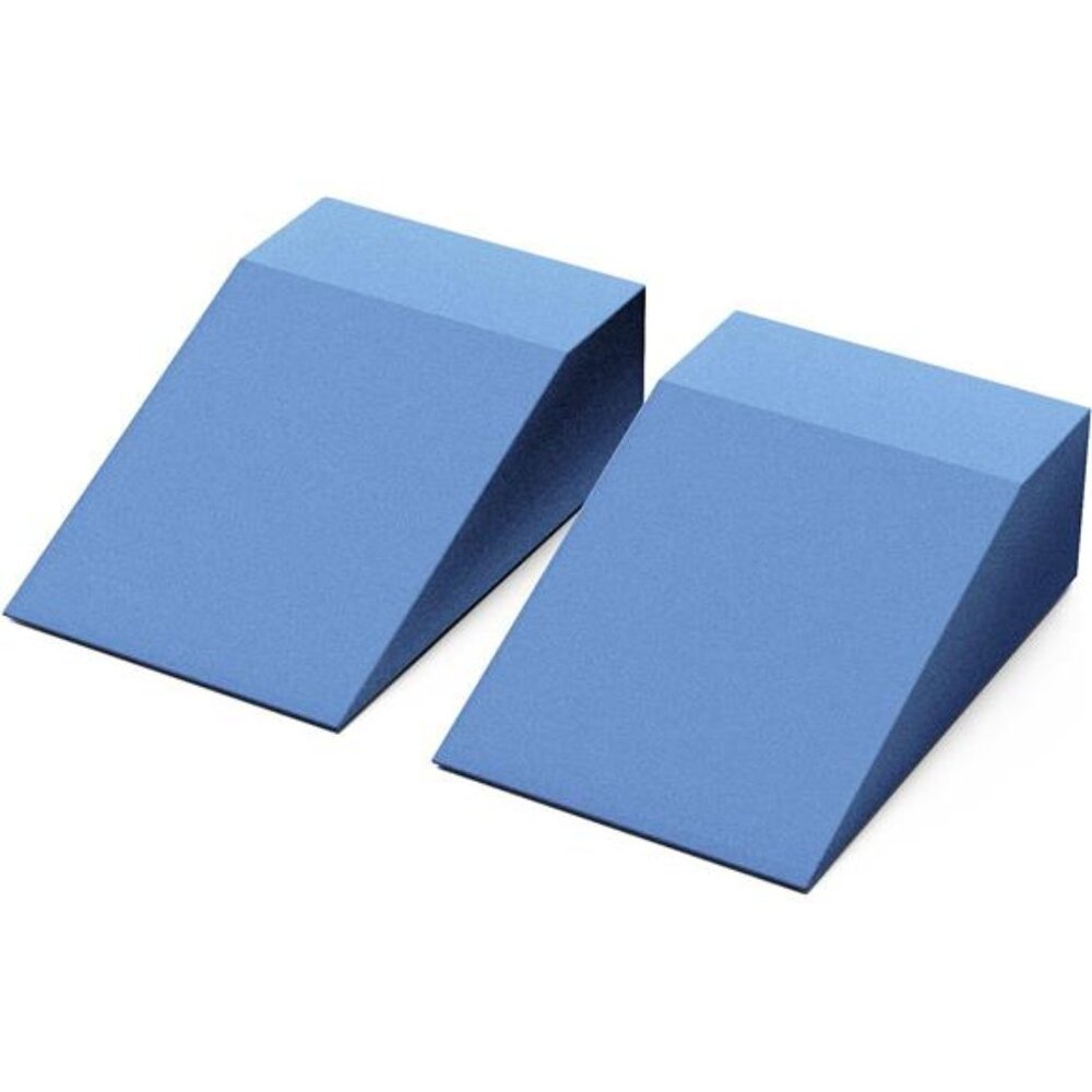 Yoga Foam Wedge Blocks (Pair) Soft Wrist Wedge, Supportive Foot